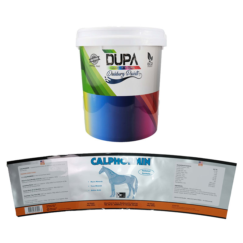 Moldagem por injeção de balde de revestimento em etiqueta de molde