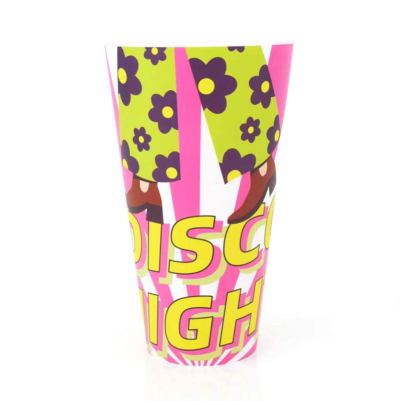 Copo de mudança de cor de água quente PP IML de injeção