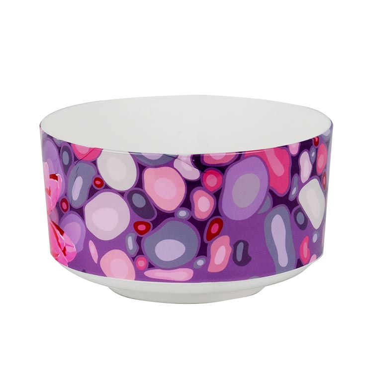 Moldagem por injeção de tigela de plástico na etiqueta do molde